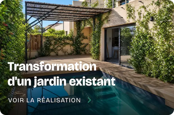 Transformation d'un jardin existant